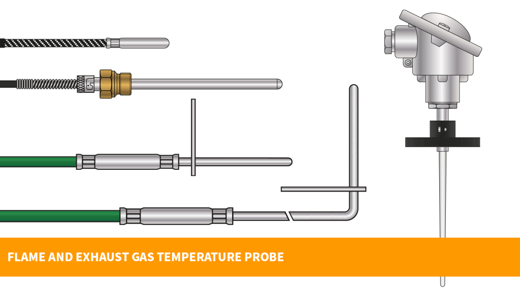 Flame & Exhaust Gas temperature probes